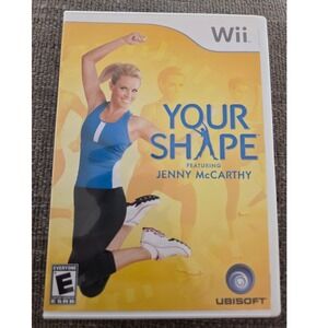 Your Shape Featuring Jenny McCarthy Nintendo Wii Game with Manual RVL-RYRE